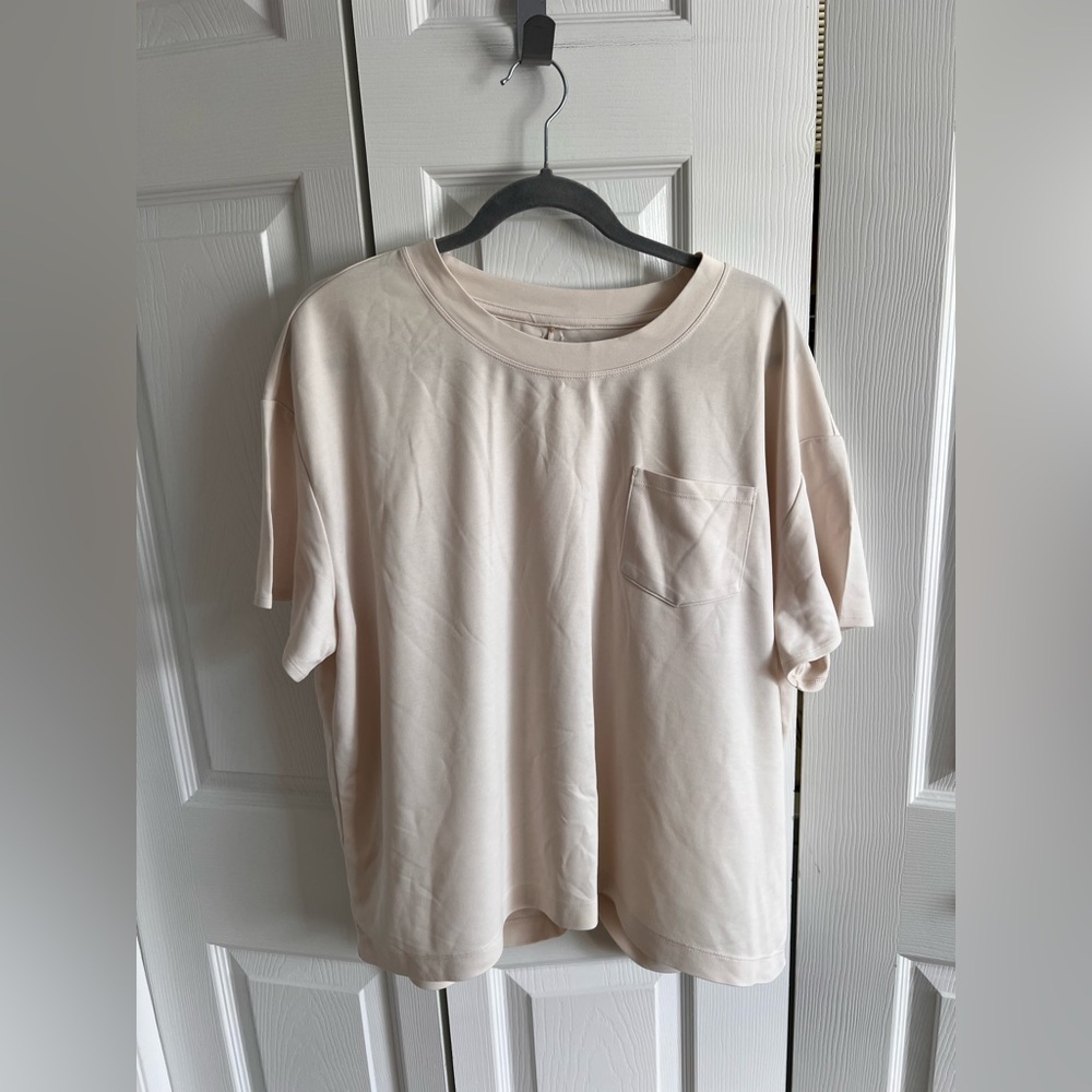 CALIA by Carrie Underwood Cream Pocket Tee